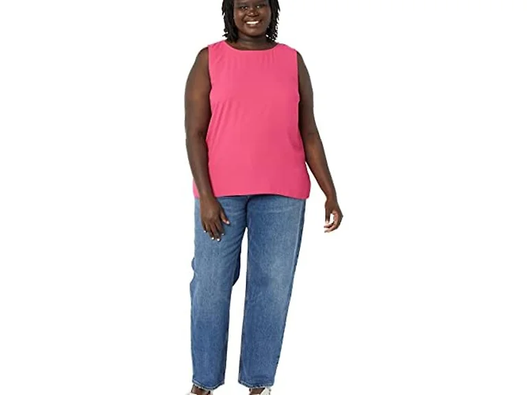 Amazon Essentials Women (L) Top Hot Pink