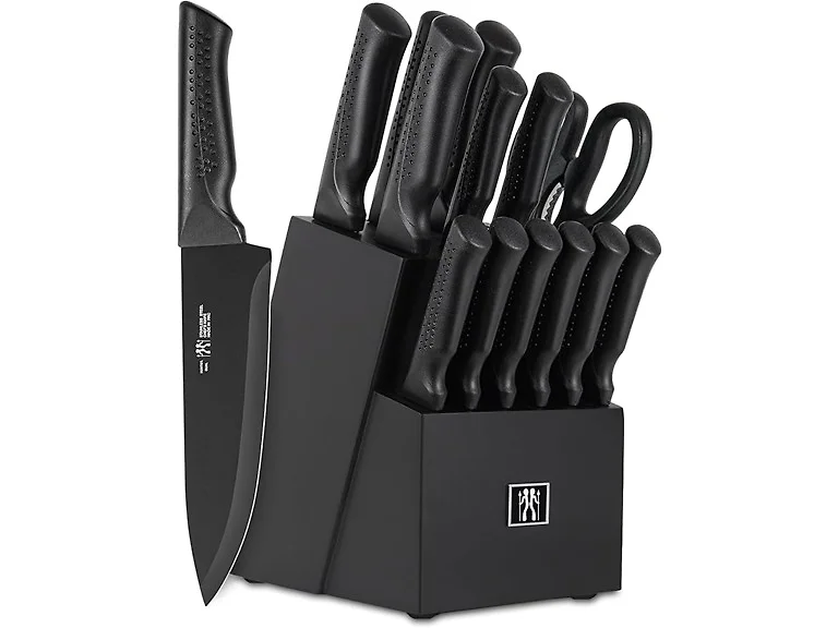 15-Piece Kitchen Knife Set w/ Block