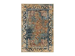 Superior Indoor Non-Slip Area Rug or Runner, Modern Overdyed Machine Washable Rugs, Home Floor Decor For Entryway, Office, Bedroom, Living/ Dining, Kitchen, Angeles Collection, 2' x 3', Green/ Beige