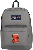 JanSport NCAA Officially Licensed Backpack, NC State Wolfpack, Superbreak Plus with Padded 15'' Laptop Sleeve, Spacious Computer Bag for Men & Women, Durable Daypack with Bottle Pocket, Graphite Grey