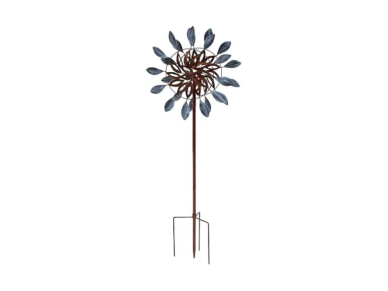 Sunnydaze 48" Whirling Petals Metal Garden Wind Spinner