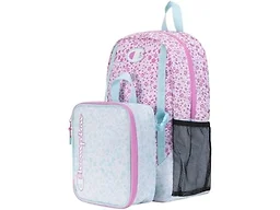 Champion Kids' Backpack & Lunch Box Set - School Bookbag with Laptop Compartment - One Size