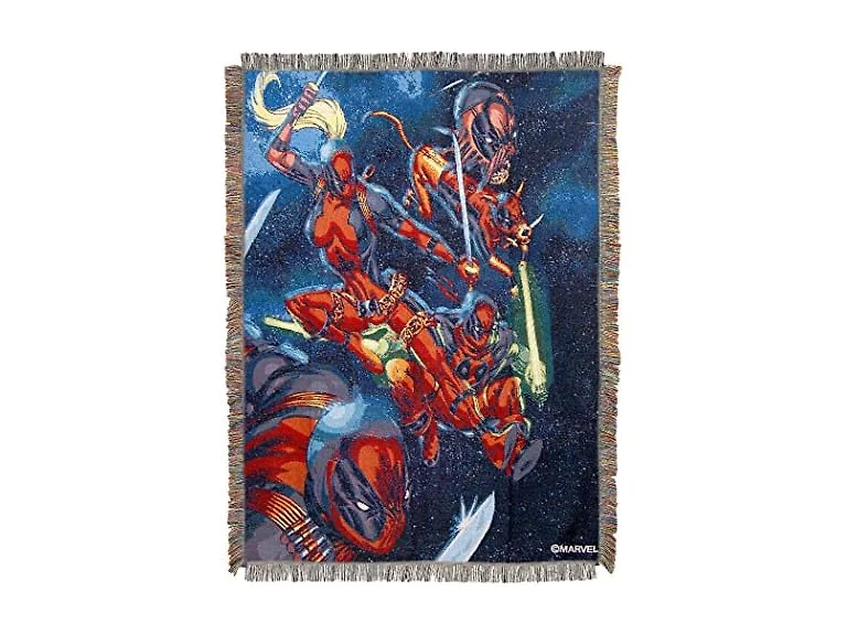 Deadpool Woven Tapestry Throw Blanket