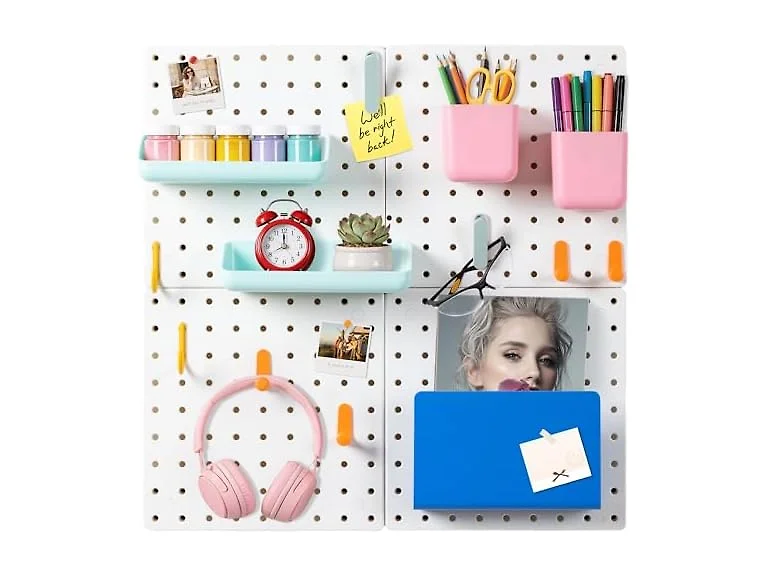 EVRY CO. Pegboard Organizer Kit 4-Pack