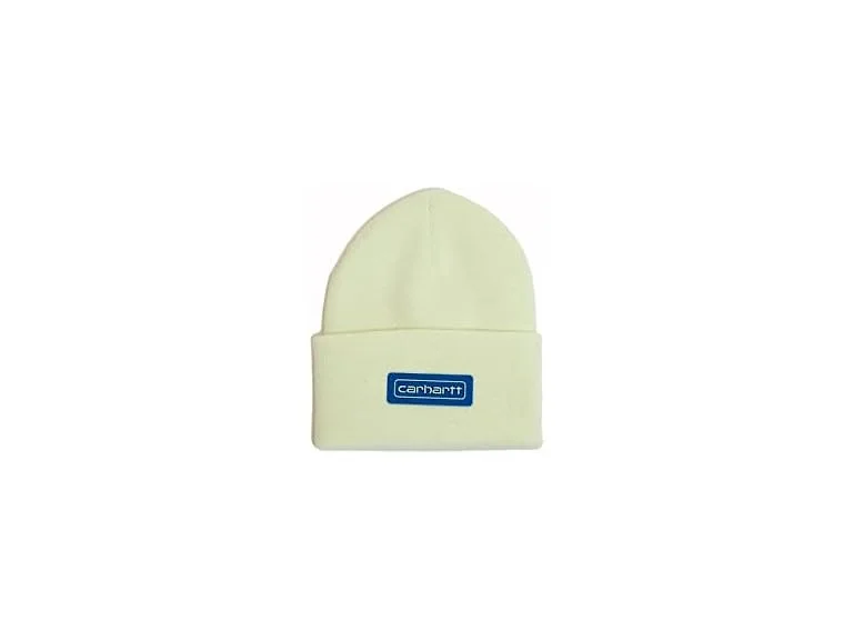 Carhartt Men Knit Logo Patch Beanie