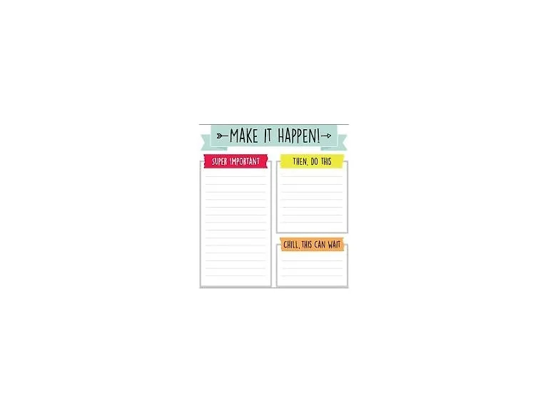 Carson Dellosa Aim High To Do List Notepad