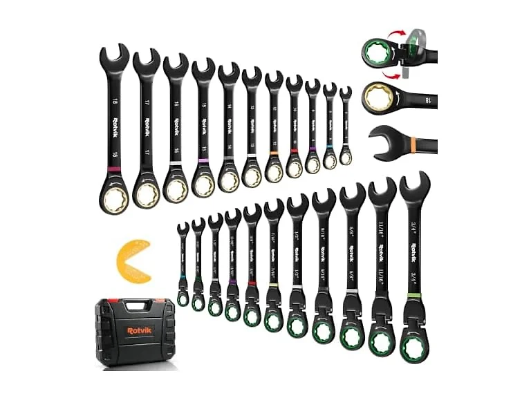 Rotvik Ratcheting Wrench Set