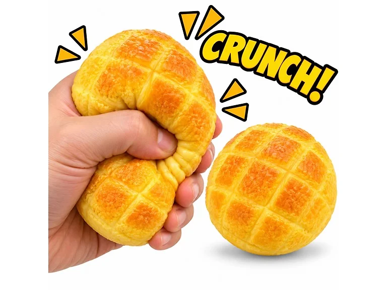 Pineapple Bun Crunch Squishy