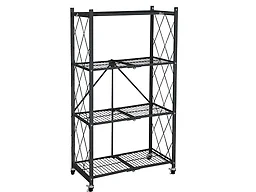 Origami R4-WR-BLA Origami 4 Tier Wire Rack Black Black