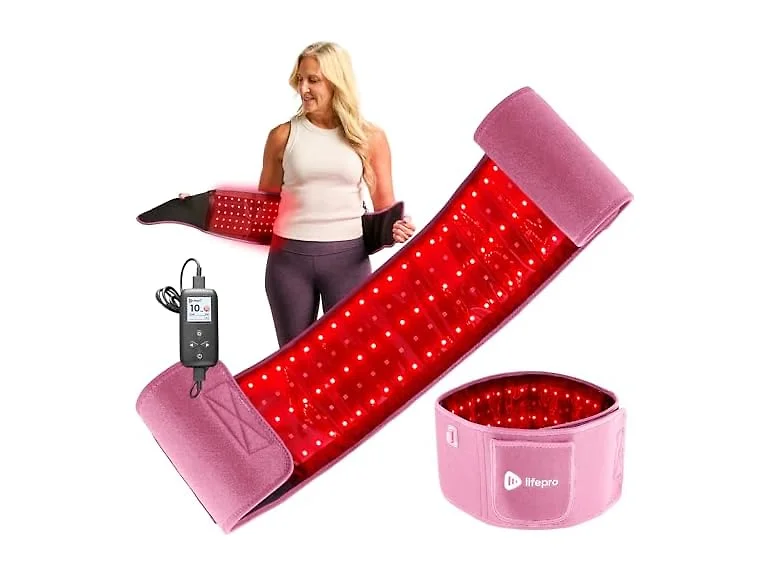 LifePro Red Light Therapy Belt, Pink (Open Box)