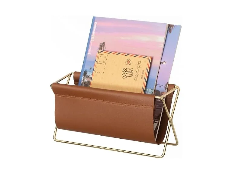Fabulaxe Gold Magazine Holder 