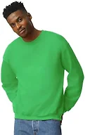 Gildan Adult Fleece Crewneck Sweatshirt, Style G18000, Multipack, Irish Green (1-Pack), X-Large