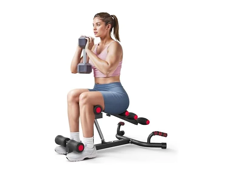 MERACH Black/Red Deep Squat Machine