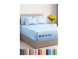 6 Piece Extra Deep Breathable Sheet Set