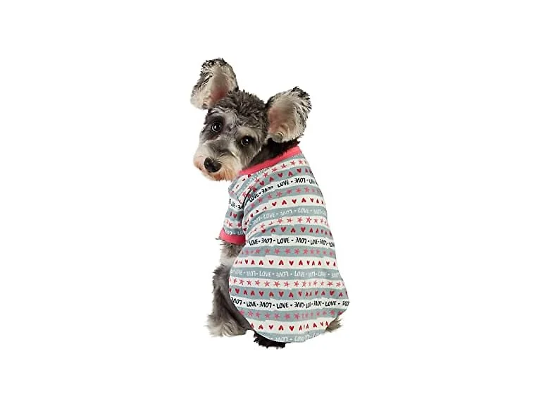 T-Shirt for Dogs, Love Hearts & Stripes, Sma