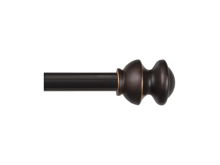 Kenney Kendall Knob Window Curtain Rod