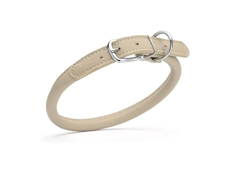 Dogline Rolled Leather Dog Collar