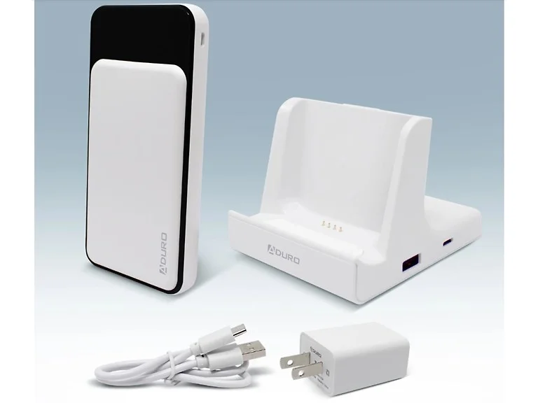 10000mAh Aduro 2-in-1 Powerbank & Charge Station | 10.5W