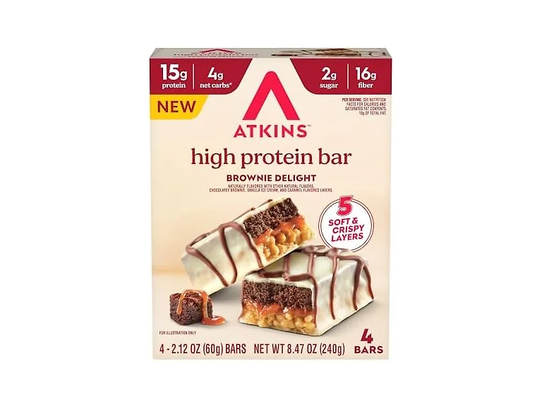 4CT Brownie Delight Layered High Protein Bar