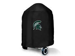 Logo Brands FWD-LGB-KTG-F911 College Team Kettle Grill Cover Michigan State Spartans 