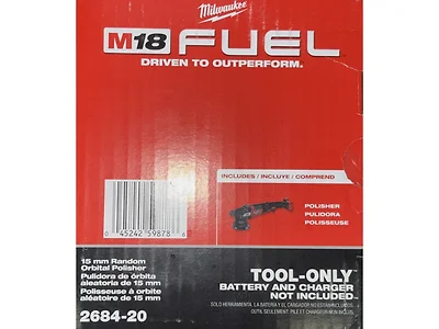 Milwaukee 2684-20 M18 Fuel 15mm Random Polisher