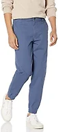 Amazon Essentials Men's Straight-Fit Chino Jogger Pants with Elastic Waist and Pockets, Indigo, X-Large
