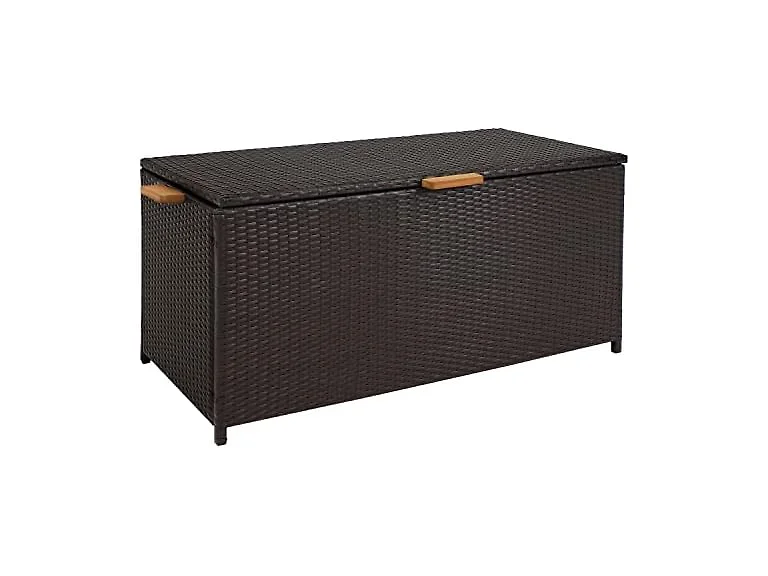 Sunnydaze 75 Gal Wicker Storage Box