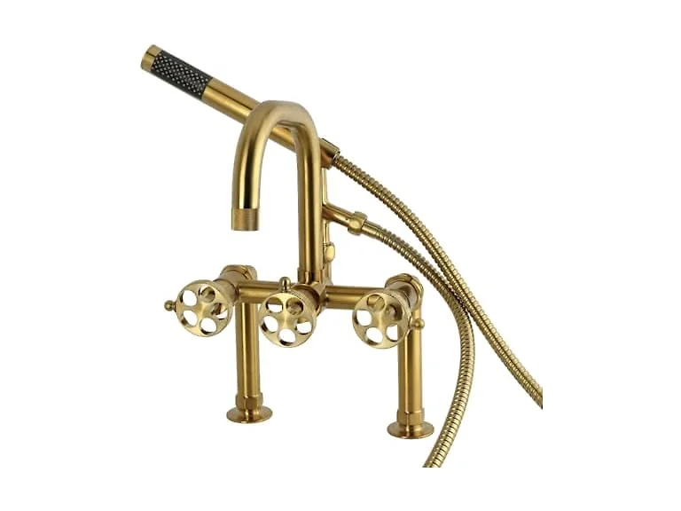 Kingston AE6007RKX Deck-Mount Clawfoot Tub Faucet