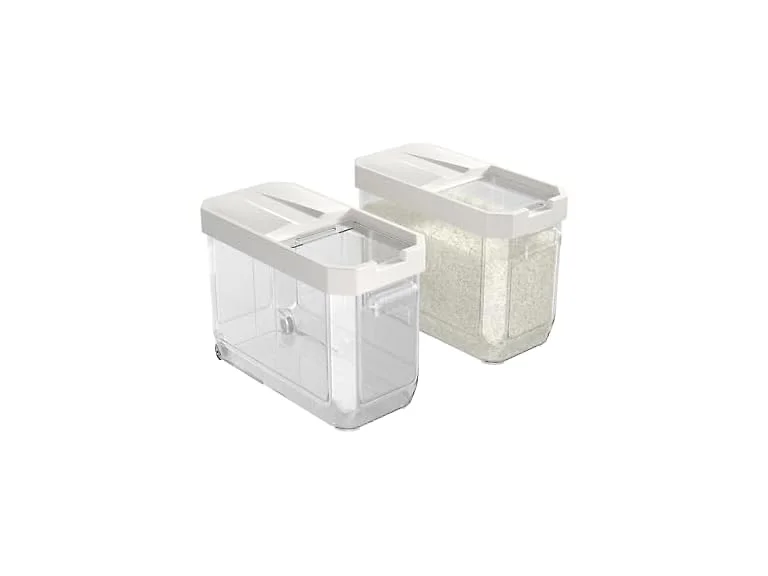 Cetomo 18L*2 Plastic Grains Storage Container(2 Pack)