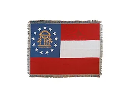 State Flag Woven Tapestry Throw Blanket