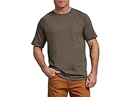 Dickies Men's Short Sleeve Performance Cooling Tee Big-Tall, Mushroom, 3X