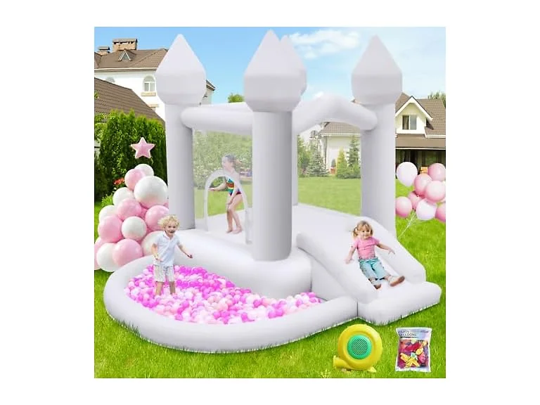 White Inflatable Bounce House