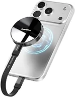 DIGIERA Magnetic Portable SSD, USB-C 3.2 Gen 2x2 External Solid State Drives Speeds Up to 2000MB/s, Compact & Durable Compatible with iPhone 15/16/17 Series & Other USB-C Devices