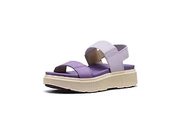 KEEN Women's Elle Mila Backstrap Comfortable Easy On Supportive Lightweight Sandals, Thistle/Purple Haze, 7.5