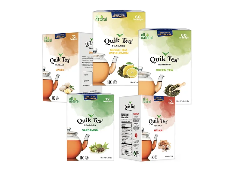 (10pk) QuikTea Value Pack Tea Bags Variety
