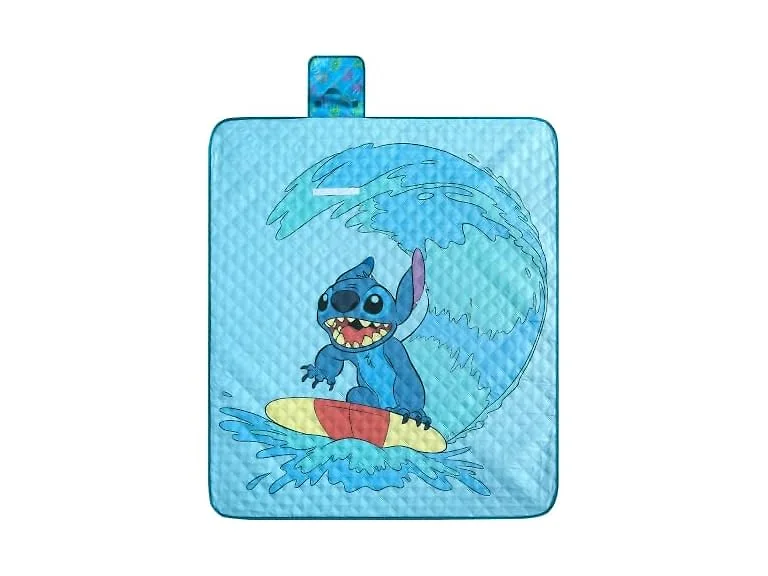 Disney Stitch Surf Kids Travel Mat for Indoor/Outdoor Use