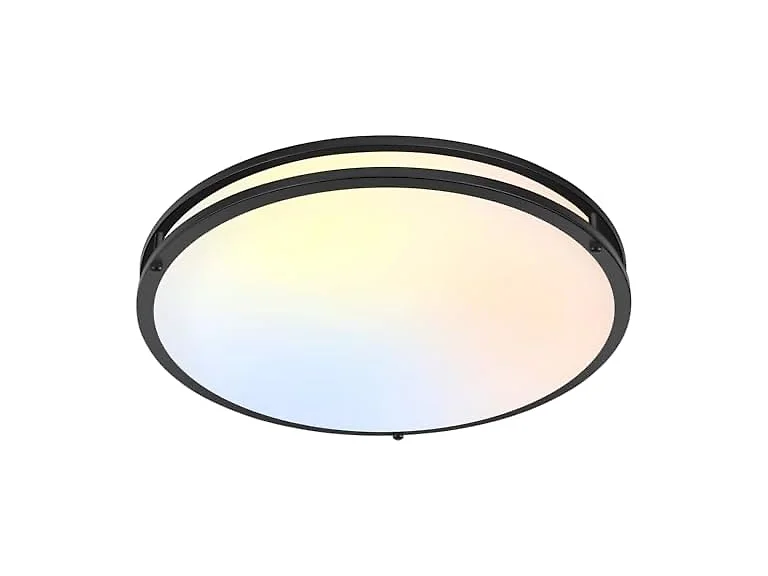 Brightever B0FS1M3W8T 18 Inch Black Ceiling Light