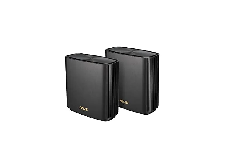 ASUS ZenWiFi - AX7800 WiFi 6 AiMesh Home Wireless System - Black (2-Pack)
