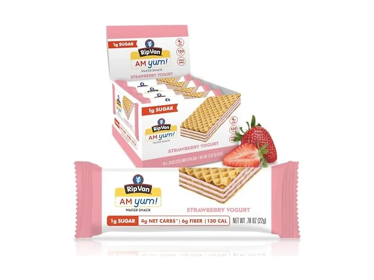 (32ct) Rip Van AM YUM Wafer Bars- Choose Flavor