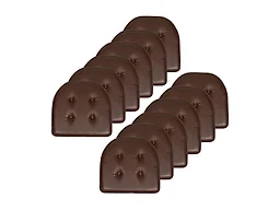 Sweet Home Collection SHC-UPU-12PK-BROWN 12-Pack Fau