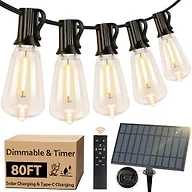 Solar Outdoor String Lights