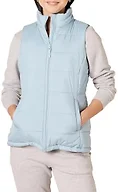 Amazon Essentials Women's Mid-Weight Puffer Vest, Dusty Blue, Medium