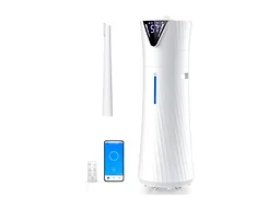 MONISEN 17L Humidifiers for Bedroom Large Room – Ultra Quiet (35dB), 56H Runtime, Smart App & Remote, Auto Humidistat, Top Fill Cool Mist Humidifier, Aroma Diffuser, Auto Shut-Off – Whole House