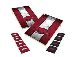 Escalade Sports FWD-ESC-COL-1031 College Team 2x3 Solid Wood Cornhole Arkansas Razorbacks 