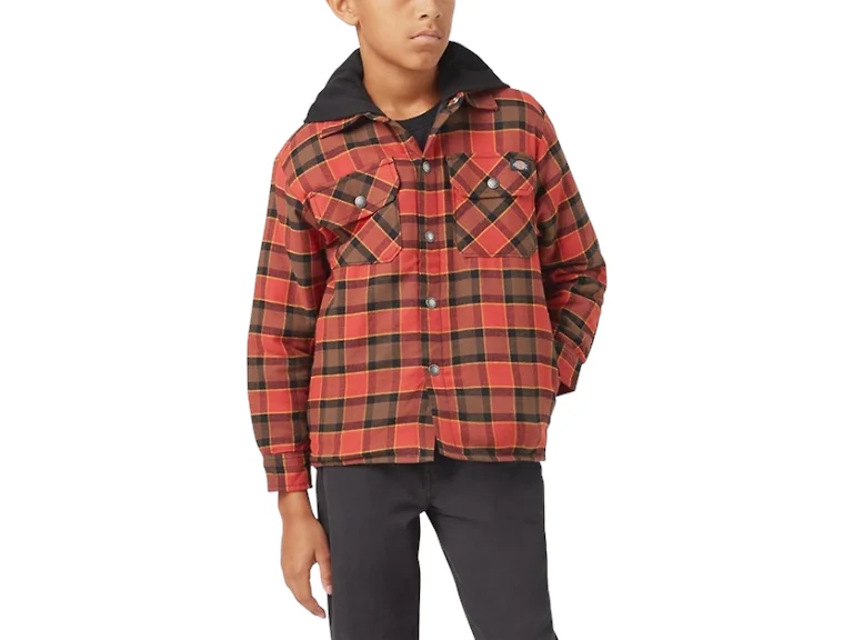 Dickies Men Flannel Shirt Jacket (S&XL)