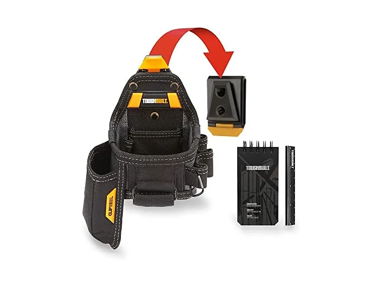 ToughBuilt TB-CT-25X Tape + Knife Pouch + Notebook