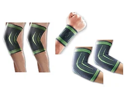 WISH WC - (5PK COMPRESSION) - KNEE x2 - ELBOW x2 - WRIST x