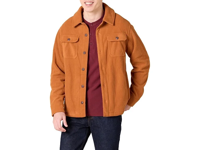 Amazon Essentials Men's Winter Fleece Shirt Jacket