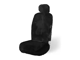 Zone Tech SE0086 Black Car Seat Covers Full Set Sheepskin