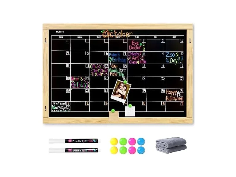 Chezerra Double-Sided Magnetic Chalkboard